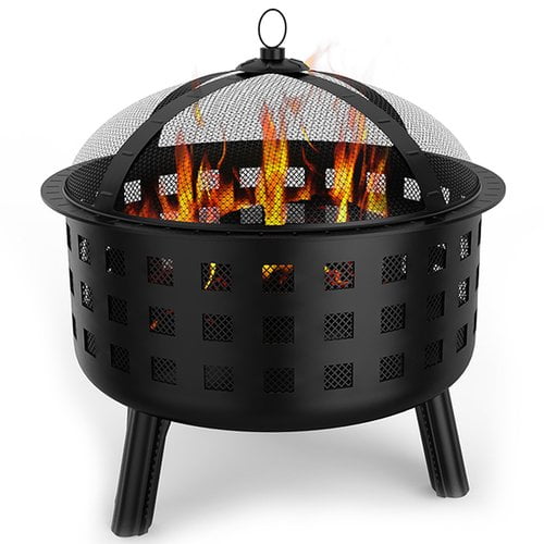 Regal Flame Ouray Ball Backyard Garden Home Light Wood Fire Pit. Perfect for RV, Camping, and Outdoor Fireplace. All You Need is