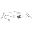 thumbnail image 2 of SHOWERORO 12Ud Clips De Seguridad Metalicos Para Cremallera Ideales Para Y Maletas, 2 of 8