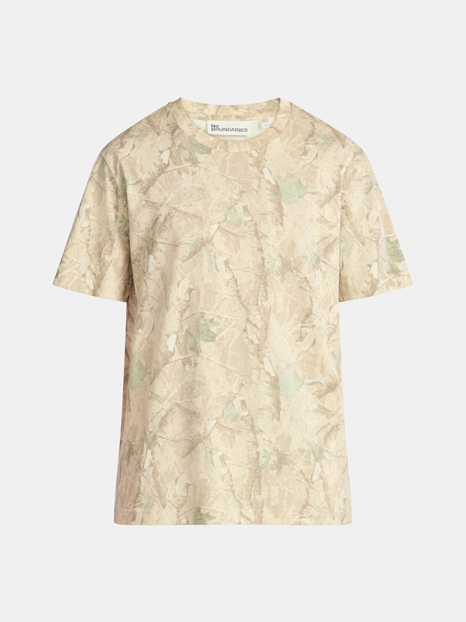 No Boundaries Standard Fit Cotton Tee with Short Sleeves, Men's and Big Men's XS-5XL