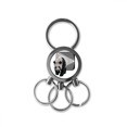 thumbnail image 1 of Panda Tunnel Walking Space Llavero de metal de acero inoxidable Llavero Anillo de cadena Llavero, 1 of 3