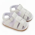 thumbnail image 2 of Otqutp Cute Baby Girls Shoes Toddler Boys Girls Squeaky Sandals Closed Toe Anti Slip Rubber Sole Shoes Baby Sandals 0 12 Months, 2 of 6