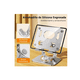 thumbnail image 3 of Base De Soporte Ajustable Plegable Giratorio 360 Para Tablet GRIS, 3 of 4