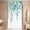 03teal, variant on Small Stall Half Narrow Shower Curtain for Bathroom Decor 36Wx72H Botanical Plants Botany Spring Floral Flower Tan Herbs Art Printed Fabric Polyester Waterproof 7 Pack Plastic