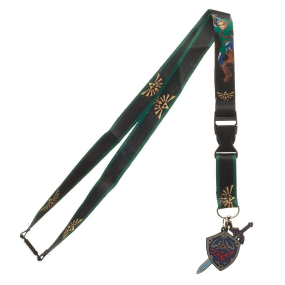 The Legend Of Zelda Hero Of Time 22" Green Lanyard With ID Sleeve