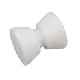 thumbnail image 2 of Ruedas blancas de repuesto con rodillo de anclaje de acetal Thorn (2,36" de diámetro y 2,82" de ancho), 2 of 5