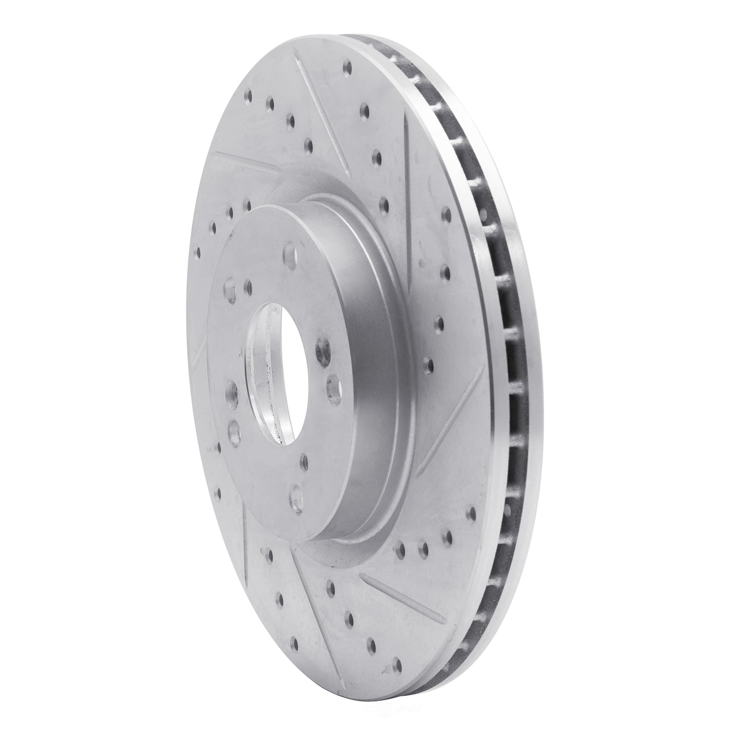 Dynamic Friction Company 631-59045R DFC Brake Rotor - Drilled And Slotted - Silver