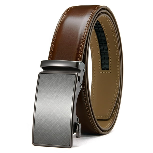 Cinturón CHAOREN para Hombre con Hebilla Automática de Cuero Microajustable de 3.5 cm