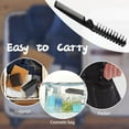 thumbnail image 7 of MODANU Travel Foldable Brush Comb Set of 6, Portable Folding Comb, Anti-Static Hair Comb Mini Pocket Comb, Double Headed Hair Brush Hairdressing Tools Plastic Folding Comb for Men Women (Black), 7 of 7