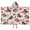 Yorkie and Pioneer, variant on Yorkie and Pioneer Flower Hooded Bath Towel,50"x30" for Ages 3 To 12 Kids, Quick Dry Lightweight Soft Microfiber Hood Beach Towel Cover Up for Kids