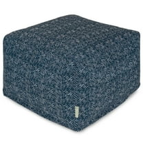 Majestic Home Goods Ottoman Pouf South West Navy