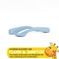 thumbnail image 5 of Baby Dinner Set in Blue color Cute Elephant Shape including Suction Tray and Utensils by Muqee Peeko - (3 Piece Set), 5 of 10