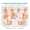 thumbnail image 4 of Ejercitador Dedo Camilla Bolas Mano Fortalecedor 9 piezas Malubero  Colores, 4 of 5