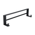 thumbnail image 3 of Towel Rack Space Aluminum Double Towel Bar Hanging Rod Storage Shelf Hanger Bathroom Accessory 50cm, 3 of 14