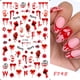 thumbnail image 1 of Pegatinas para uñas para decoración de uñas, pegatinas para uñas para mujeres, pegatinas para uñas de Europa y América, pegatinas para Halloween, pegatinas rojas a juego para uñas., 1 of 5