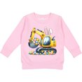 thumbnail image 2 of Inktastic Easter Excavator Bunny Ears Egg Hunt Toddler Sweatshirt, 2 of 4