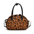 thumbnail image 1 of Bolso Mano Con Axila Boston Retro Leopardo Ante para Mujer, 1 of 9