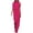 Hot Pink, variant on KBODIU Jumpsuits for Women Casual Loose Sleeveless Wide Leg Pants Summer Straps One Shoulder Pleated High Waist with Pockets Rompers for Women Hot Pink L