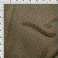 thumbnail image 3 of oneOone Silk Tabby Olive Green Fabric Giraffe Animal Skin Sewing Fabric By The Yard Printed Diy Clothing Sewing Supplies 42 Inch Wide, 3 of 4