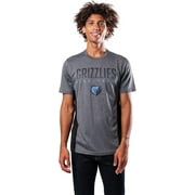Ultra Game NBA Mens Active Tee Shirt Memphis Grizzlies Medium Charcoal Heather