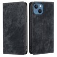 thumbnail image 1 of Funda para iPhone 14 Pro Max de piel auténtica con tapa tipo billetera, soporte magnético, bloqueo RFID, ranuras para tarjetas, funda a prueba de golpes, 1 of 4