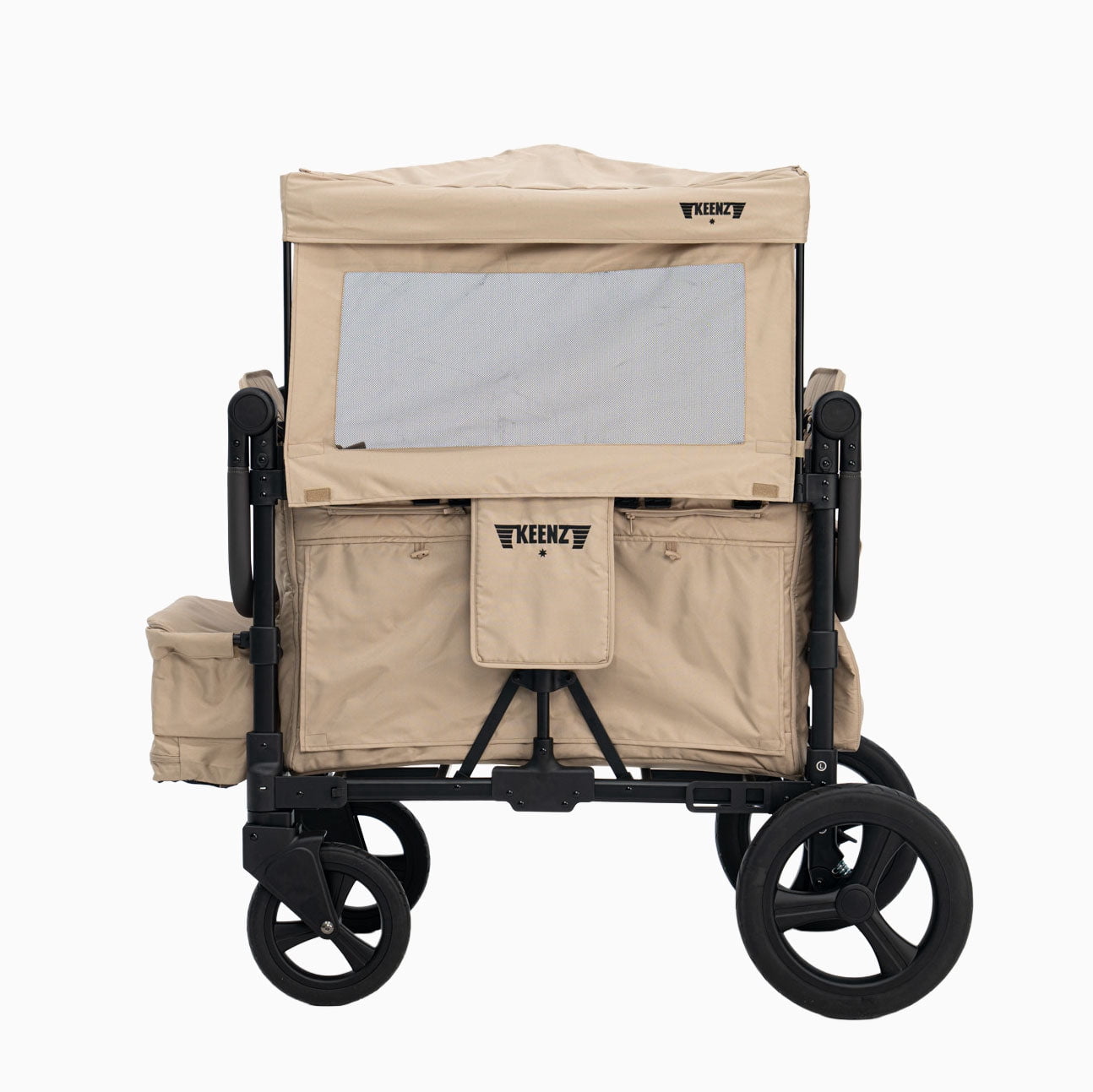 Keenz MOOV 4-Passenger Stroller Wagon – Full-Featured Comfort for Big Adventures | Mocha