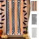 thumbnail image 1 of Cortina de Lluvia con Calaveras para Decoración de Halloween | 200 X 100 Cm | Ideal para Fiestas En Interiores | Cortina de Plástico Negra | 1 Unidad, 1 of 6