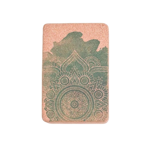 Bloque de yoga para entrenamiento en casa, ladrillo de corcho para soporte y flexibilidad. Estilo A