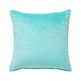 thumbnail image 2 of Baohd Seat Cushion Cover Solid Color Replacement Soft Decorative Skin-friendly Reusable Sofa Pillow Case Accessories Blue 40x40cm, 2 of 6