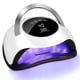 thumbnail image 1 of Uv Led Nail Lamp 120w Gel Nail Polish Uv Light For Nail Dryer Curing Lamp Faster 4 Timer Setting Professional Portable Handle For Fingernail And Toen, 1 of 5