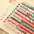 thumbnail image 4 of 10Pcs Cute Colorful 0.38mm Gel Pen Set Stationery School Office Supplies Gift, 4 of 7