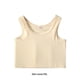 thumbnail image 5 of Minnieouse Chaleco corto para mujer, camisetas sin mangas para clima cálido, ropa interior elástica sin mangas, sin costuras, alto elástico, Ropa interior Color de piel/3XL, 5 of 6
