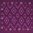 thumbnail image 1 of Ahgly Company Indoor Square Southwestern Purple Country Area Rugs, 5' Square, 1 of 4