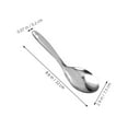thumbnail image 2 of REACHISE 2pcs Stainless Steel Rice Spoon Simple Spoon Cooking Spoon Kitchen Gadget Serving Spoon, 2 of 8