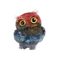 thumbnail image 5 of VEAREAR Owl Ornament Manual Drip Adhesive Faux Crystal Vivid Owl Animal Figurine for Home, 5 of 8
