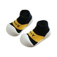 thumbnail image 4 of Dmsael Toddler Shoes Wide Baby Shoes First Walking Shoes Baby Slip on Shoe Infant Sneakers Boys Girls School Shoe Yellow,4.5, 4 of 5