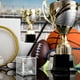 thumbnail image 4 of Exhibidor de anillos de campeonato Uxcell con base de madera, cubo de béisbol de acrílico, 4 of 5