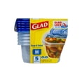 thumbnail image 2 of Gladware Everyday Soup & Salad 24oz Medium Rectangle Containers 5ct, 2 of 6