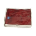 thumbnail image 5 of Household Essentials Lightweight Canvas Sweater Bag 2 Pack, Durable Canvas with Clear PEVA Top, 3-Sided Zipper, Perfect Fit for Shelving or Under the Bed, 5 of 5
