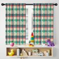 thumbnail image 5 of Blackout Kids Curtains,Multi Color Checkerboard Checkered Pattern Childrens Insulated Curtains Set Of 2,Bedroom Essentials,Toddler Room Decor 42"x54", 5 of 5
