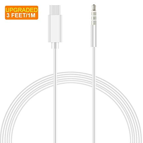 Usb C To 3 5 Mm Headphone Jack Adapter 3ft Type C To 3 5mm Car Aux