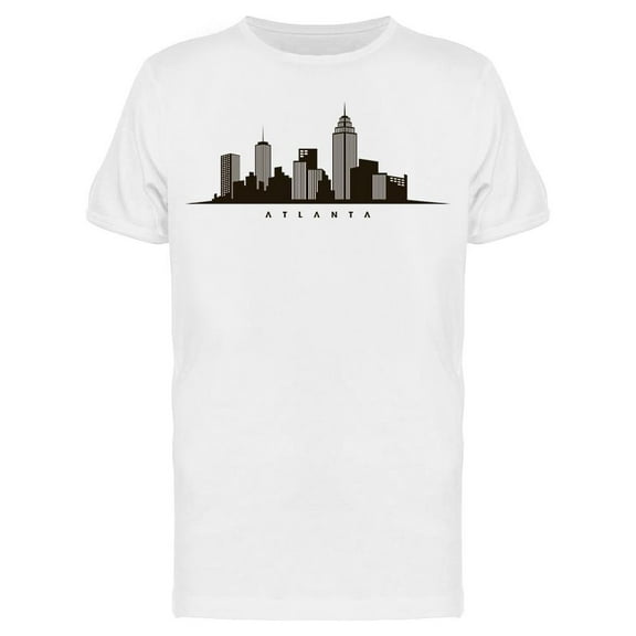Atlanta Skyline And Landmarks T-Shirt Men -Image by Shutterstock, Male Medium
