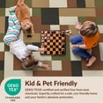 thumbnail image 4 of Design&I 4'x6' Ultra Soft Area Rug, Patchwork Interlocking Block Farmhouse Tiled Artwork Large Geometric None Fluffy Washable Non Shedding for Bedroom Living Room Home Office, 4 of 7