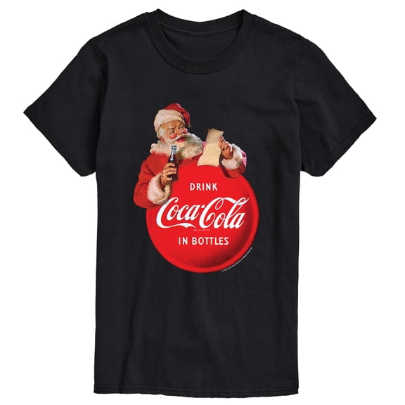 Coca-Cola - Santa Christmas List Men's Short Sleeve Graphic T-Shirt