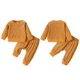 thumbnail image 6 of GYRATEDREAM Toddler Newborn Baby Boy Girl Outfit Long Sleeve Sweatshirts Pants Clothes Set Infant Boys Fall Winter 2PCS, 6 of 6