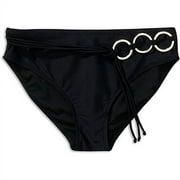 Sand N Sun - Women's Plus-Size Ring Bikini Bottom