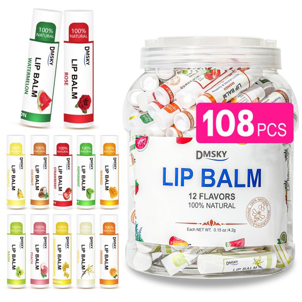 Bálsamo labial DMSKY Bálsamo labial hidratante con vitamina E y aceite de coco