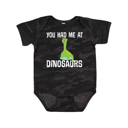 

Inktastic You Had Me at Dinosaurs Gift Baby Boy or Baby Girl Bodysuit