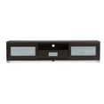 thumbnail image 3 of Baxton Studio Gerhardine Dark Brown Wood 70-inch TV Cabinet with 2 Sliding Doors and Drawer, 3 of 8