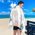 thumbnail image 5 of GZHJMY Cute Flower Beach Towel Quick Dry Absorbent Bath Towels Sandproof Lightweight Towel for Gym Yoga Sports Swimming - 31x71in Bath Towels, 5 of 7