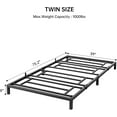 thumbnail image 7 of 8 Inch Twin Bed Frame No Box Spring Needed,Heavy Duty Metal Platform Bed Frame, 7 of 7